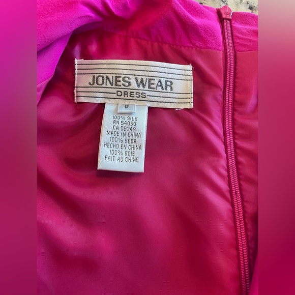 Women’s vintage 100% silk Jones wear wrap dress size 6 - Picture 7 of 7